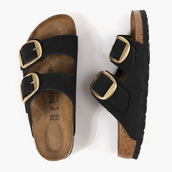 ARIZONA BIG BUCKLE - NOIR - NUBUCK
