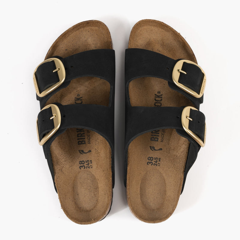 ARIZONA BIG BUCKLE - NOIR - NUBUCK