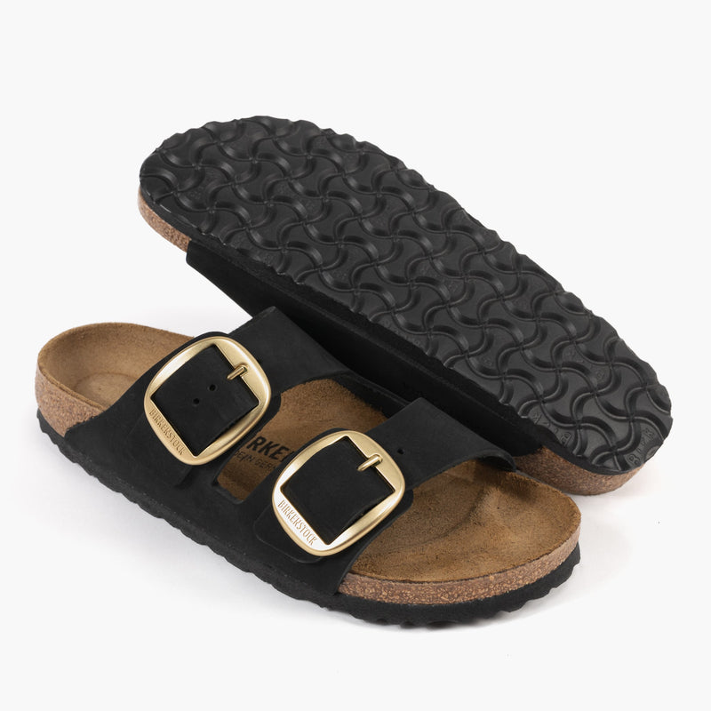 ARIZONA BIG BUCKLE - NOIR - NUBUCK
