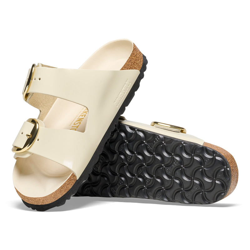 ARIZONA BIG BUCKLE - ECRU - LEATHER
