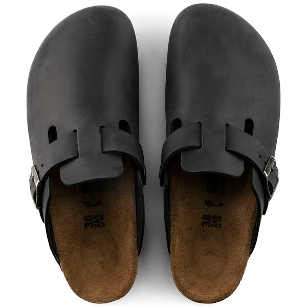 BOSTON - NOIR - CUIR HUILÉ